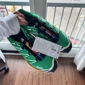Salomon Green and Black XT-6